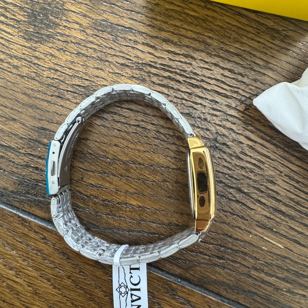 Invicta Gold and Silver Rectangular Watch Brand n… - image 4